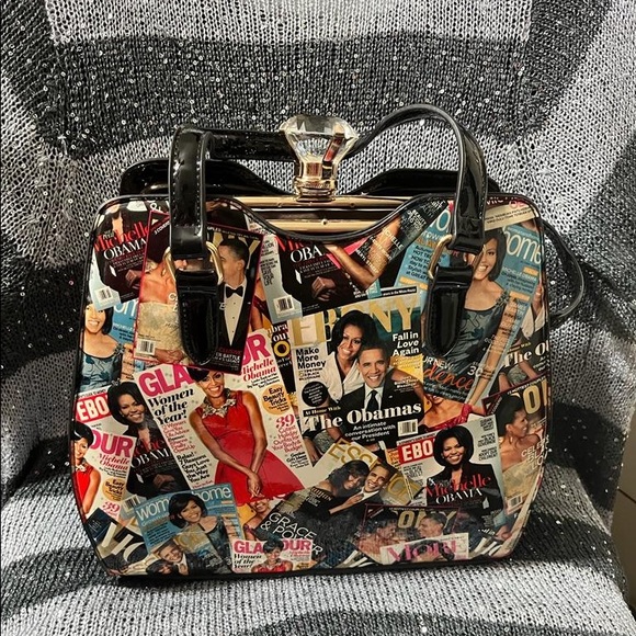 Handbags - Alfa Bag Michelle Obama Handbag. Diamond Clasp Doctor Bag
